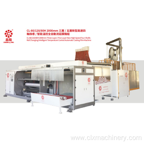 Temperature Control Automatic Casting Film Machiner